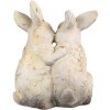 Clayre & Eef 6MG0033 Dekoratívny králik 26x18x33 cm hnedý béžový