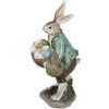 Clayre & Eef 6PR4028 Dekoratívny králik 18x16x32cm hnedozelený