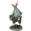 Clayre & Eef 6PR4028 Dekoratívny králik 18x16x32cm hnedozelený