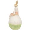 Clayre & Eef 6PR4030 Dekoratívny králik 13x11x24cm hnedozelený