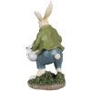 Clayre & Eef 6PR4035 Dekoratívny králik 18x16x32cm béžovo zelený