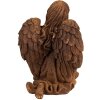 Clayre & Eef 6PR4064 Dekorácia Anjel 13x11x18 cm hnedá