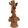 Clayre & Eef Dekoračný anjel hnedý 13x13x30 cm