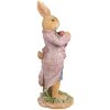 Clayre & Eef 6PR4095 Dekoratívny králik 8x7x20 cm v hnedej farbe