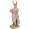 Clayre & Eef 6PR4095 Dekoratívny králik 8x7x20 cm v hnedej farbe