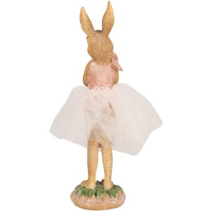 Clayre & Eef 6PR4096 Dekoratívny králik hnedý 7x6x21 cm