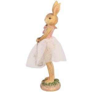 Clayre & Eef 6PR4096 Dekoratívny králik hnedý 7x6x21 cm
