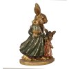 Clayre & Eef 6PR4113 Dekoratívny králik 13x10x19 cm Zlatá farba