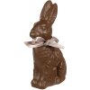 Clayre & Eef 6PR4120 Dekoratívny králik 7x4x10 cm hnedoružový - veľkonočná dekorácia