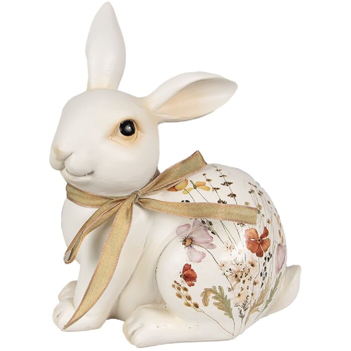 Clayre & Eef 6PR4126 Dekoratívny králik 15x11x20 cm béžová