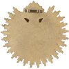 Clayre & Eef 6PR4133 Nástenná dekorácia 17x2x16 cm Zlatá farba