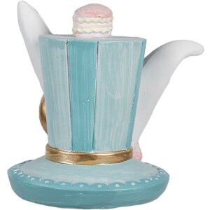 Clayre & Eef 6PR4153 Ozdobný klobúk Blue 13x11x12 cm