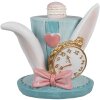 Clayre & Eef 6PR4153 Ozdobný klobúk Blue 13x11x12 cm