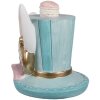 Clayre & Eef 6PR4154 Ozdobný klobúk Blue 9x8x9 cm