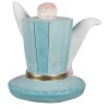 Clayre & Eef 6PR4154 Ozdobný klobúk Blue 9x8x9 cm