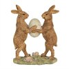 Clayre & Eef 6PR5008 Dekoratívny králik hnedý 11x5x13 cm