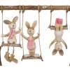 Clayre & Eef 6PR5010 Dekoratívny králik 26x6x20 cm hnedý béžový