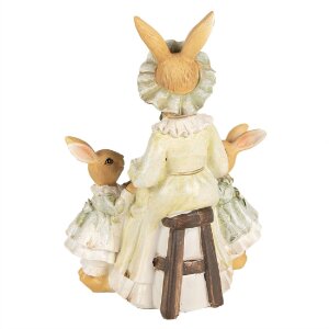 Clayre & Eef 6PR5022 Dekoratívny králik 14x10x19 cm hnedozelený