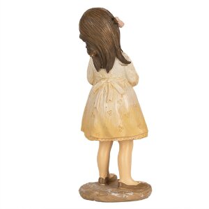 Clayre & Eef 6PR5033 Dekoratívna figúrka Dieťa béžová 6x5x15 cm