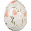 Clayre & Eef 6PR5044 Dekoračné vajíčko biele Ø 13x16 cm