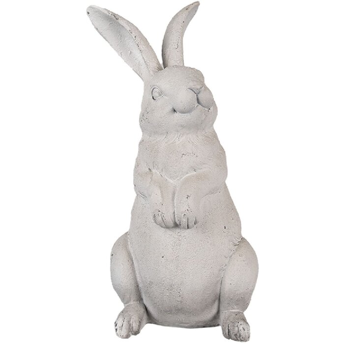 Clayre & Eef 6PR5053 Dekoratívny králik 14x11x26 cm béžová