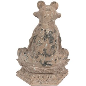 Clayre & Eef 6PR5063 Dekoratívna žaba hnedá 27x17x37 cm