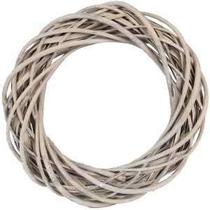 Clayre & Eef Dekoračný veniec hnedý 30x6 cm