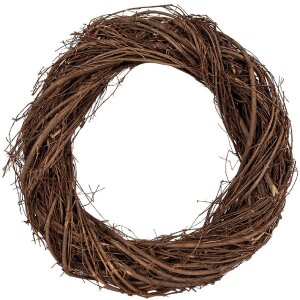 Clayre & Eef Dekoračný veniec hnedý...
