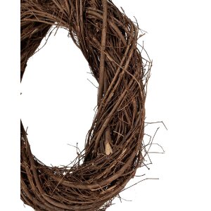 Clayre & Eef Dekoračný veniec hnedý...