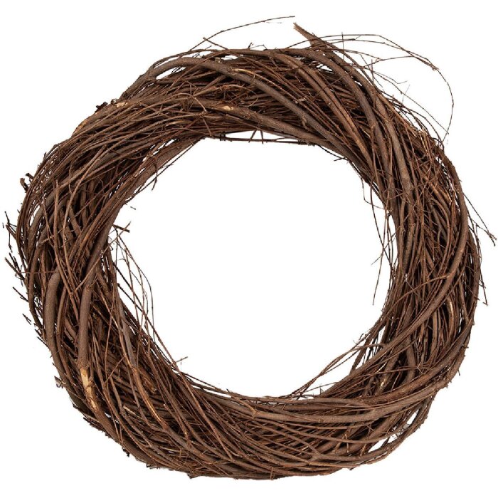 Clayre & Eef Veniec hnedý Ø 30x5 cm