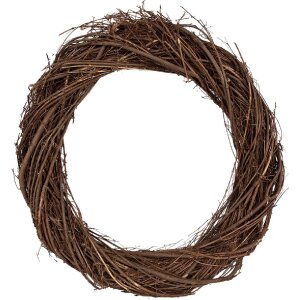 Clayre & Eef Dekoračný veniec Hnedý...