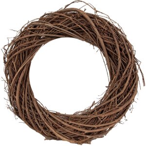 Clayre & Eef Dekoratívny veniec Hnedý...