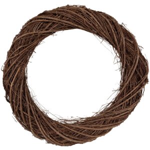 Clayre & Eef Dekoratívny veniec Hnedý...