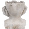 Clayre & Eef 6TE0498S Kvetináč sivý 17x14x18 cm