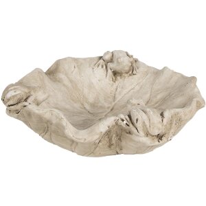 Clayre & Eef 6TE0501 Krmítko pre vtáky béžová Ø 22x6 cm