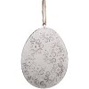 Clayre & Eef 6Y5568 Dekoratívny vešiak Egg White 10x2x8 cm