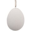 Clayre & Eef 6Y5568 Dekoratívny vešiak Egg White 10x2x8 cm