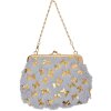 Juleeze JZWA0178G Spojka Butterfly Grey Gold 15x10cm