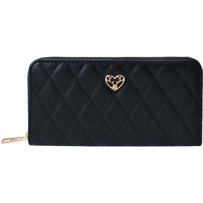 Juleeze JZWA0195Z Prešívaná peňaženka čierna 19x10cm