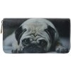 Juleeze JZWA0199 Peňaženka Pug Print Grey 19x10cm