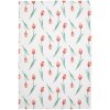 Clayre & Eef KT042.052 Kuchynská utierka Tulipánový vzor biela 47x70cm