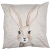 Clayre & Eef RUB22 Obliečka na vankúš 45x45 Béžový dekoračný vankúš