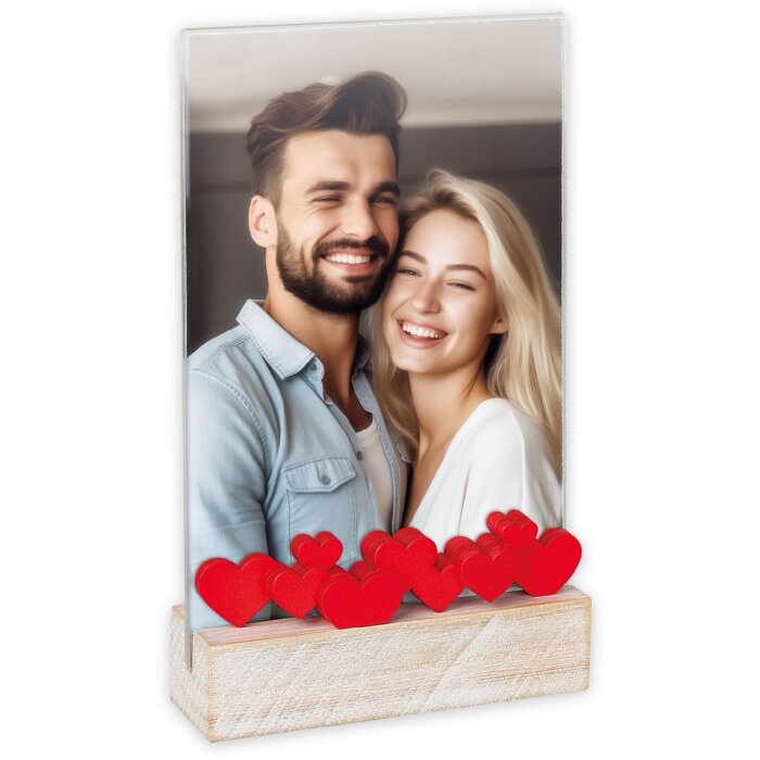 ZEP Akrylový obrazový rám Gemma formát portrét 10x15 cm drevo