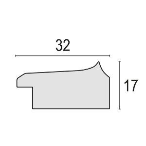 ZEP Venezia 15x20 cm sivý fotorámik so zlatým okrajom