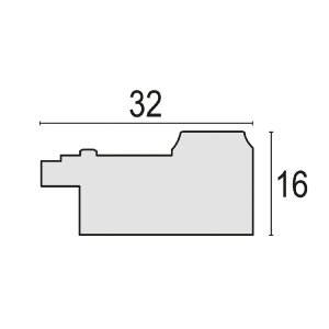 ZEP Venezia 15x20 cm biely fotorámik so zlatou hranou