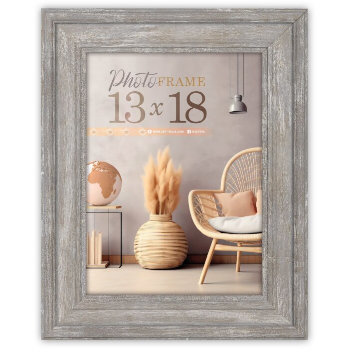 ZEP PS-fotorámik Palermo sivý 15x20 cm