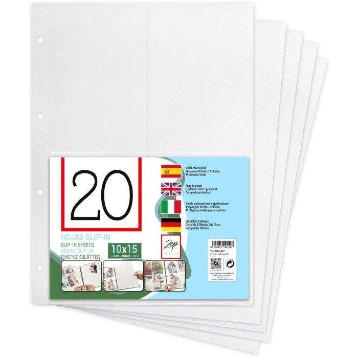 ZEP vložené stránky Toledo 160 fotografií 10x15 cm 40 strán