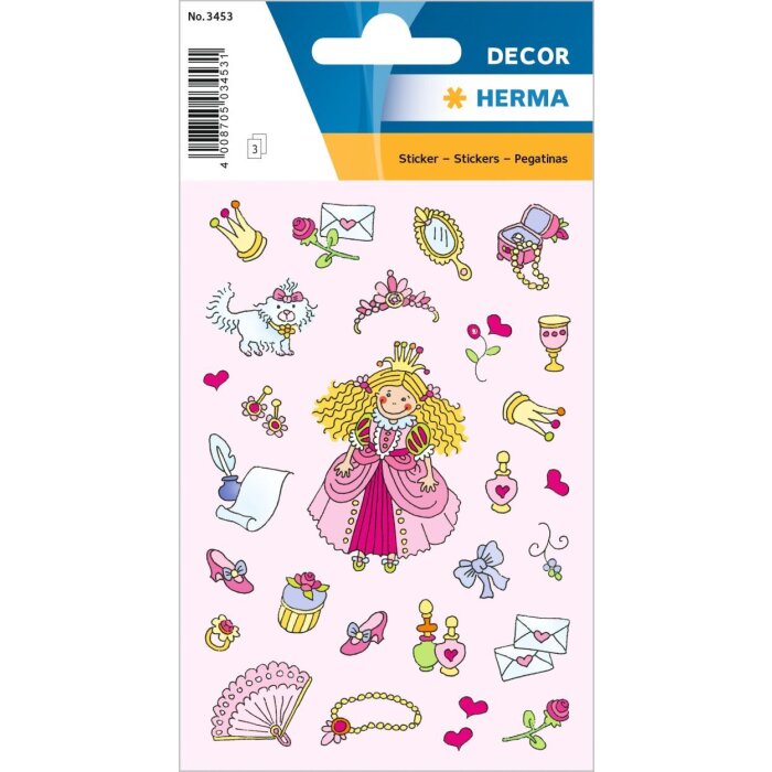 Štítky na šperky HERMA DECOR princesses I 3 listy
