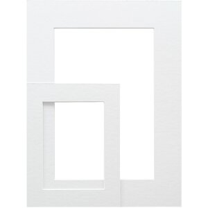 Deknudt SP111 passe-partout biely výrez 13x13 cm
