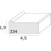 Deknudt S334 Nosidlá z prírodného dreva 24 cm